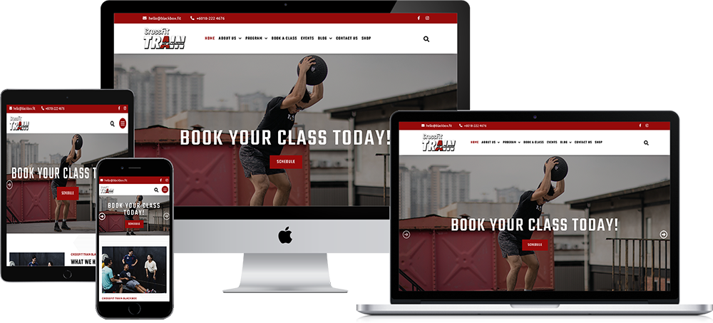 Cross-Fit-Training-Portfolio-Mockup